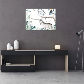 Obraz - Zwierzęta egzotyczne (70x50 cm)