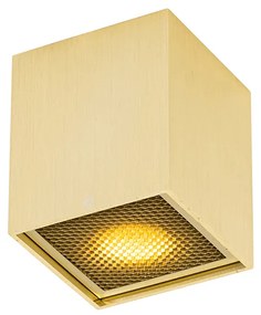 Designerski reflektor złoty - Qubo HoneyDesignerski Oswietlenie wewnetrzne