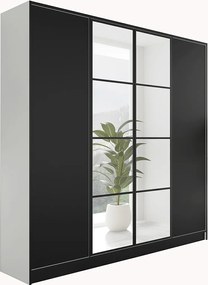 Szafa EDEN 4D M4 Biało-Czarna