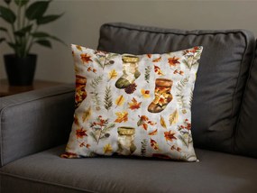 Zestaw 2 sztuk dekoracyjnych poszewek na poduszki AUTUMN SOCKS 45x45 cm, kolorowa