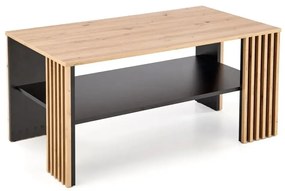 Ława FEMINA 110x65 dąb artisan/czarna - powystawowa HALMAR
