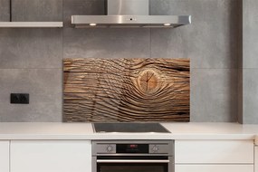 Panel szklany do Kuchni Organiczna Tekstura Deski