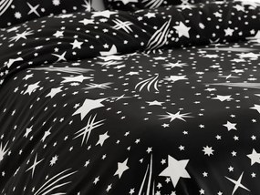 PrzytulneMieszkanie.pl PrzytulneMieszkanie.pl Bawełniana pościel NIGHT SKY czarna