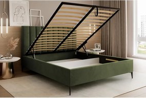 Łóżko Mona Slim III 120 Tkanina VELUTTO 35 stelaż drewniany