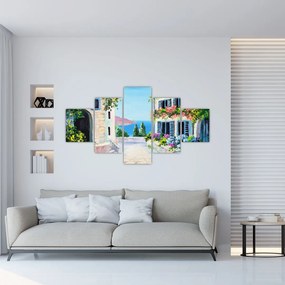 Obraz - Grecka aleja, obraz olejny (125x70 cm)