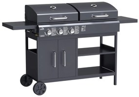 Cattara 13042 Grill kombinowany 2w1 Couple, 159 x 102 x 49 cm
