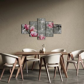 Obraz z kwiatami (125x70 cm)