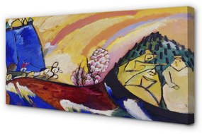 Duży obraz na płótnie Painting with Troika - Wassily Kandinsky