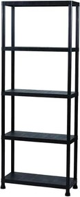 Plastikowy regał UNIVERSO 80 cm, 5 półek