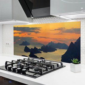 Panel Szklany Wybrzeże u Podnóża Gór