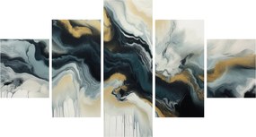 Obraz - Rysunek marmurkowy (125x70 cm)