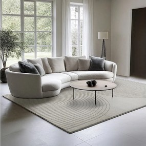 Dywan Elisa Geometryczny design, Szary, 240 x 340 cm