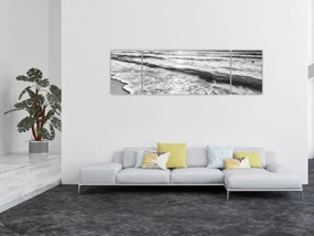 Obraz - Zachód słońca nad morzem (170x50 cm)