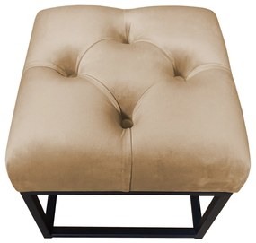 Pufa CHESTERFIELD LOFT ławka podnóżek metal MG06