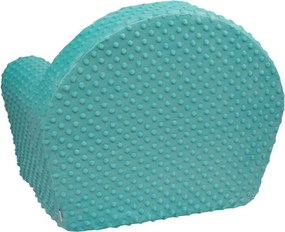 New Baby Fotelik dziecięcy z Minky Liška miętowy, 42 x 53 cm