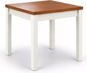 Rozkładany stół Country 80-160x80 w różnych kolorach z trwałym blatem z płyty laminowanej