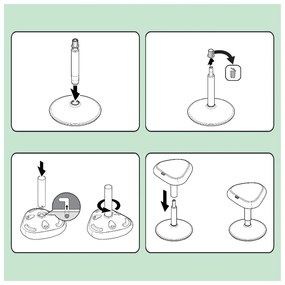 Ergonomiczny stołek balansujący do siedzenia Ergo – Leitz