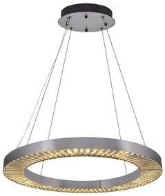 Żyrandol LED na lince JESI LED/85W/230V 3000K śr. 80 cm srebrny