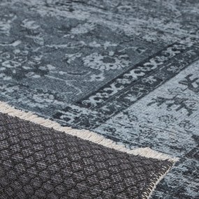 Dywan vintage Armand ciemny szary 80 cm x 150 cm