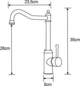 Mexen Inu bateria kuchenna, inox - 672200-99