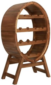 Stojak na 13 butelek wina z drewna akacjowego S2-F66