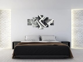 Abstrakcyjny obraz kostek (125x70 cm)