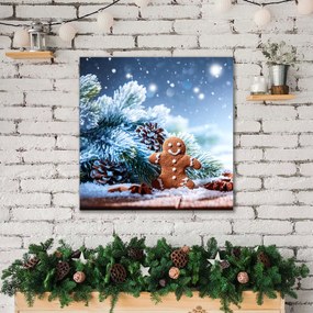 Obraz Canvas Święta Piernik Śnieg Choinka