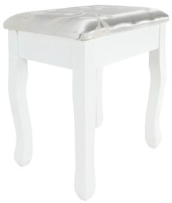 Ozdobny stolik ze stołkiem LINET NEW, biały