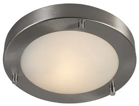 Nowoczesna lampa sufitowa stalowa 18 cm IP44 - Yuma