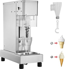 Mieszarka do Lodu SucceBuy 750 W Mieszarka do Lodu Mieszadło, Shaker do Lodu ze Stali Nierdzewnej 304 z Długą Rękojeścią i Ochroną PC