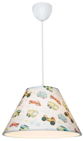 Biała lampa dziecięca ø 35 cm Tria – Squid Lighting