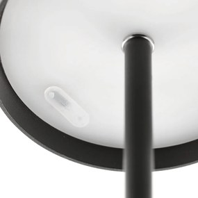 Czarna lampa stołowa LED (wysokość 37 cm) Fizzi – GTV