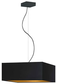 Lampa wisząca glamour z czarnym stelażem - F0-K51