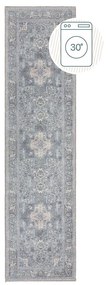 Zielony chodnik z mieszanki włókien z recyklingu odpowiedni do prania 60x230 cm Windsor – Flair Rugs