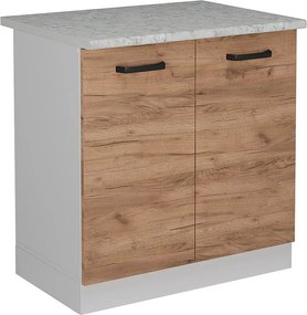 Szafka pod zlew złoty dąb energetyczny 80x60x81.6 r-line