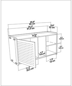 Regał ścienny w dekorze dębu 65x30 cm Sima – Kalune Design
