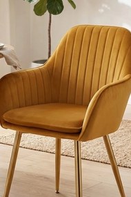 Eleganckie zote krzeso