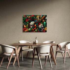 Obraz na szkle - Meksykańska koncepcja (70x50 cm)