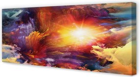 Duży obraz na płótnie Abstrakcja Fraktalna