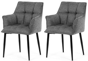 Zestaw krzeseł do jadalni DCH-J2139 GREY2, 2 szt.