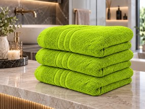 Ręcznik kąpielowy Comfort Maxi 100x180 cm jasna zieleń, 100% bawełna