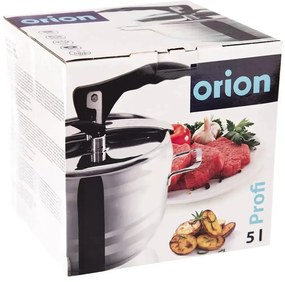 Szybkowar ze stali nierdzewnej z pokrywką Orion Profi, 5 l