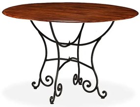 Duży okrągły stół industrialny palisander B9-R87