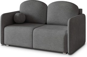 Masseno Sofa SUVI II z funkcją spania i pojemnikiem na pościel, Rozkładana sofa - Szary, NEVE 90
