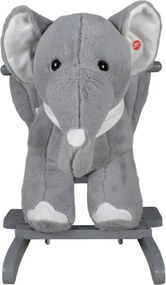 Pluszowy słoń na biegunach, 68 x 33 x 47 cm
