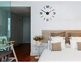 Zegar ścienny naklejany duży nowoczesny akrylowy na ścianę do kuchni salonu