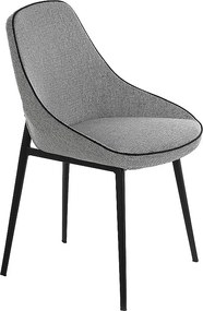 Krzesło z szarej tkaniny 4082 ANGEL CERDA