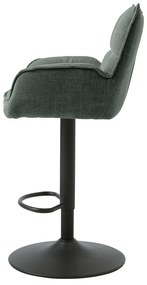 Zielone hokery z regulowaną wysokością zestaw 2 szt. Marilla – Unique Furniture