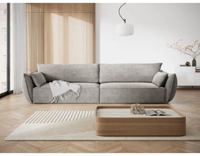 Jasnoszara sofa 248 cm Vanda – Mazzini Sofas