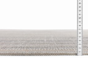 Dywan zewnętrzny Finn Linie jasne szare 80 cm x 220 cm